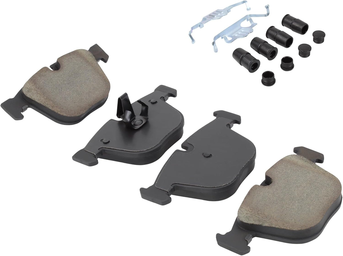 Premium Semi-Metallic Rear Brake Pads (1001-0919CM) Replacement for BMW 650Ci 2011-2006, 760Li 2009, X5 2010-2007, X5 2018-2012, X6 2019-2008
