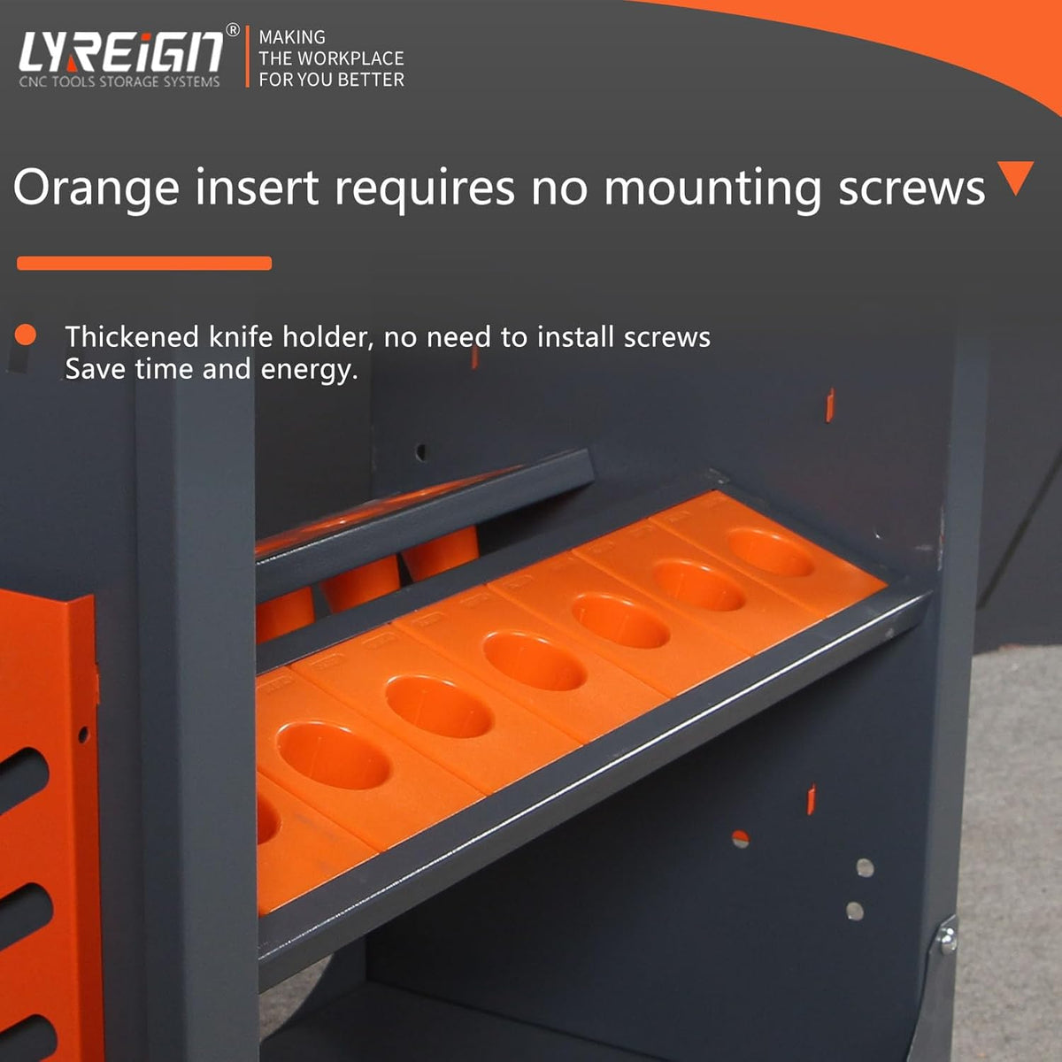 BT50 CNC Tool Holder Transfer Cart, Mobile CNC Tool Storage Cart with Wheels for Factory, Garage