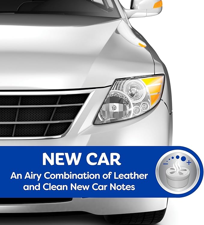 Refresh Your Car Can/Hidden Air Freshener, (New Car Scent, 1 Pack)