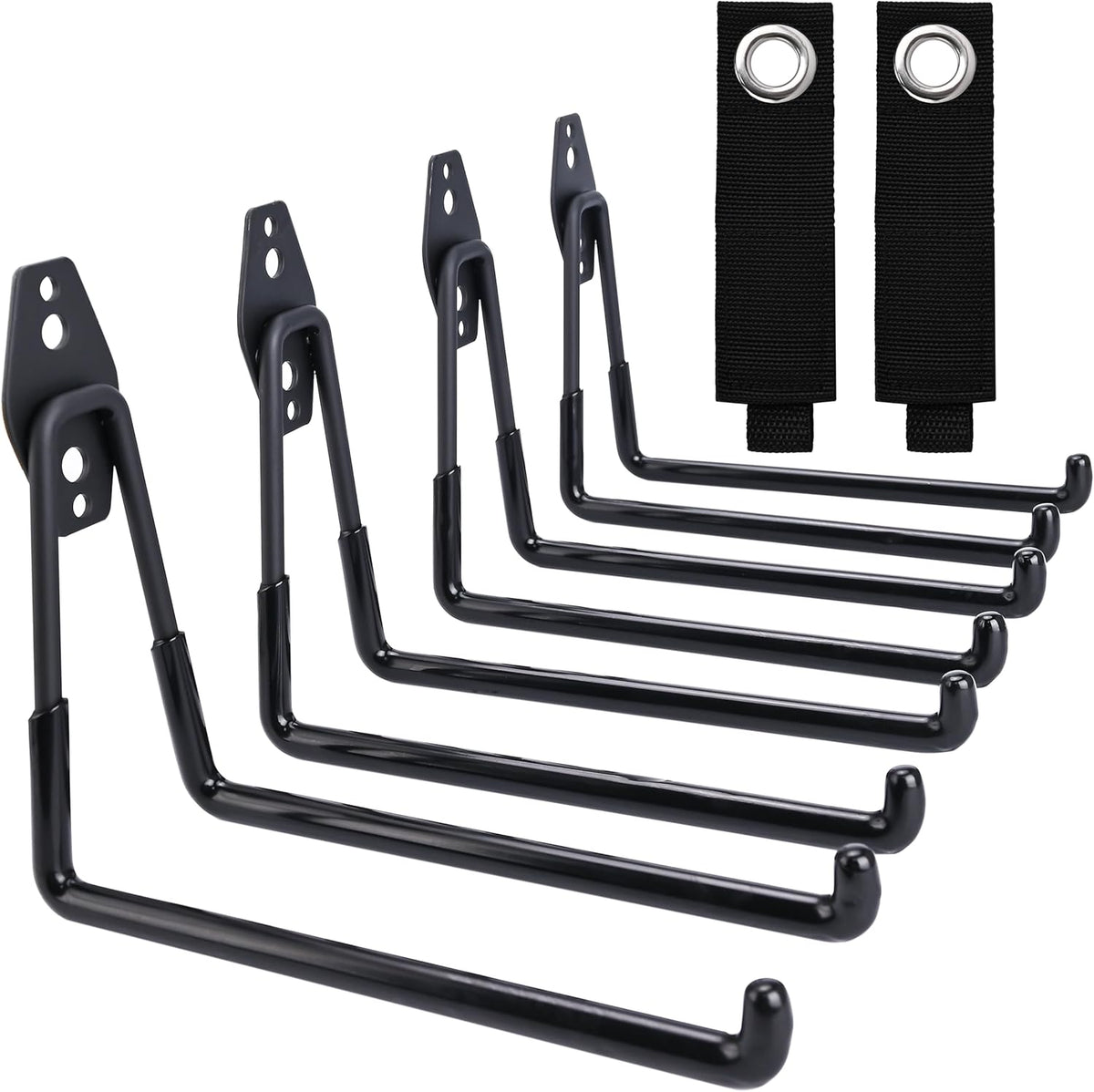 QUELIEN Large Garage Hooks, Heavy-Duty 7.5 in Cord Organizer for Garage Organization, Storage, and Hose Holder – Space-Saving and Durable Design for Home, Garage, and Workshop Use