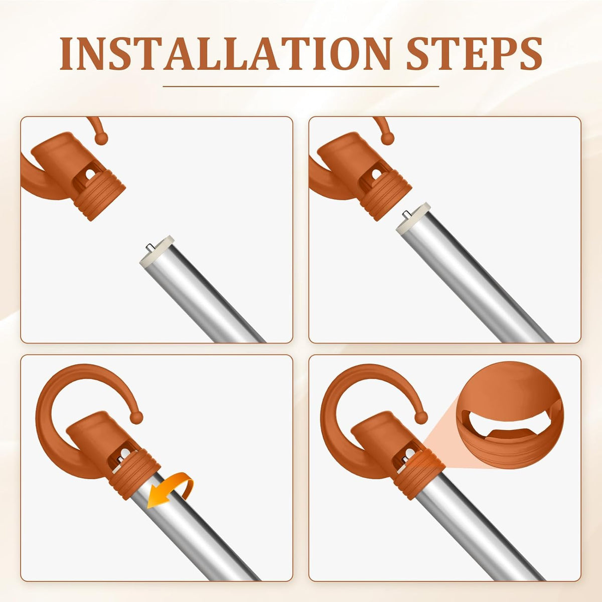 3 Pack Heavy Duty Garage Storage Hooks Shed Hooks Compatible with Stihl Kombi Attachments, Power Tool Holder Organizer Hangers for Grass Trimmer, Hedge Trimmer, Garage Wall, Garage Trimmer