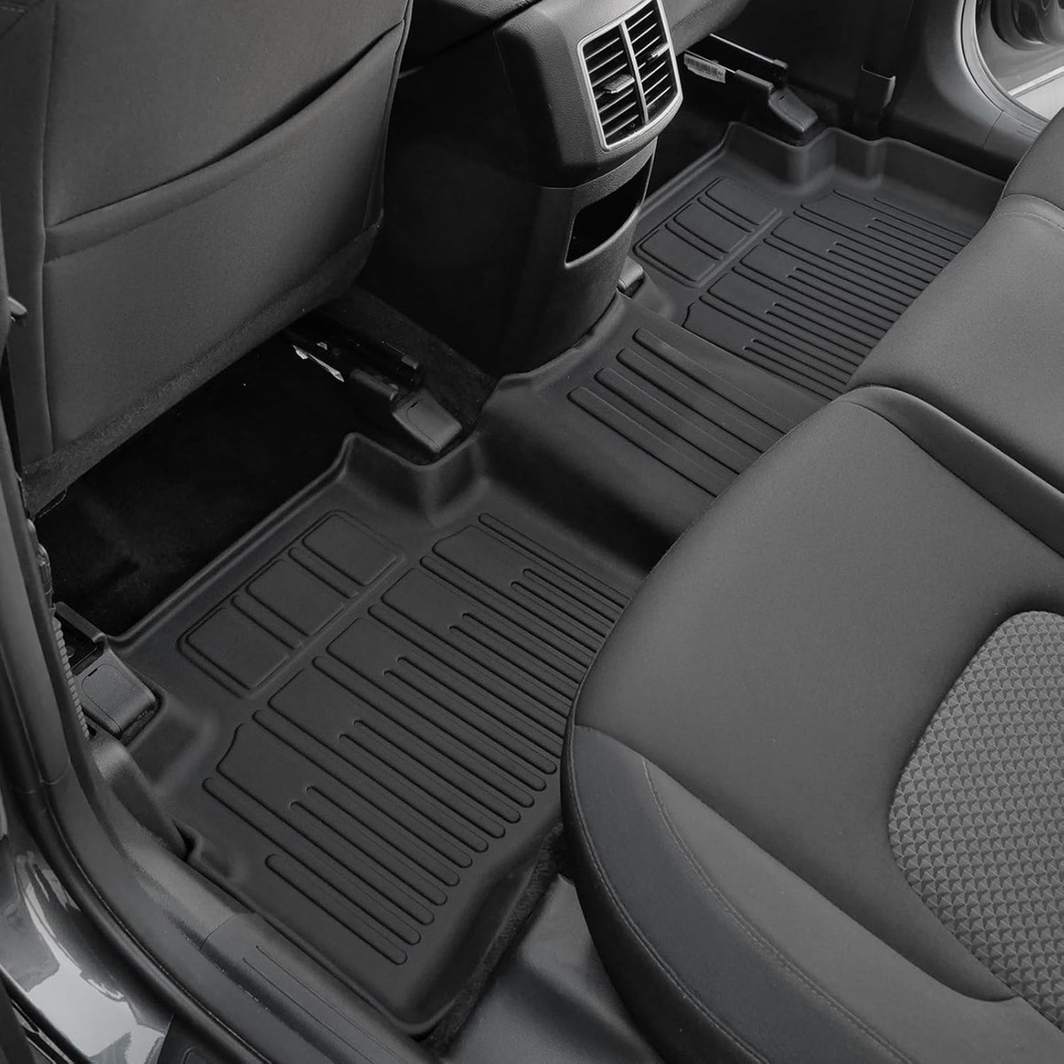 Floor Mats Set for 2023-2025 2026 Kia Sportage Gas, Full Coverage All Weather Floor Mats Cargo Mat with Backrest Protectors & Door Sill Guards for Sportage Accessories (No for Hybrid)
