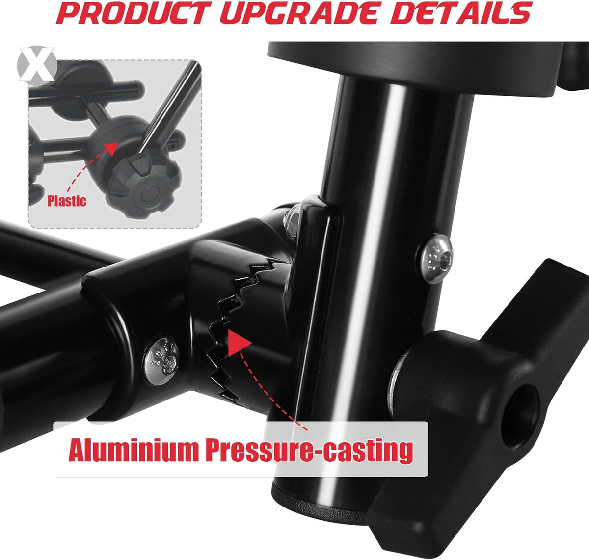 FORWODE Premium Kayak Roof Rack, 2 Pair J-Bar Roof Rack, Folding Adjustable Rack, Heavy Duty Kayak Roof Carrier 2 Kayak, Canoe, SUV, Surfboard on SUV, Car and Truck Crossbar (4 pcs)