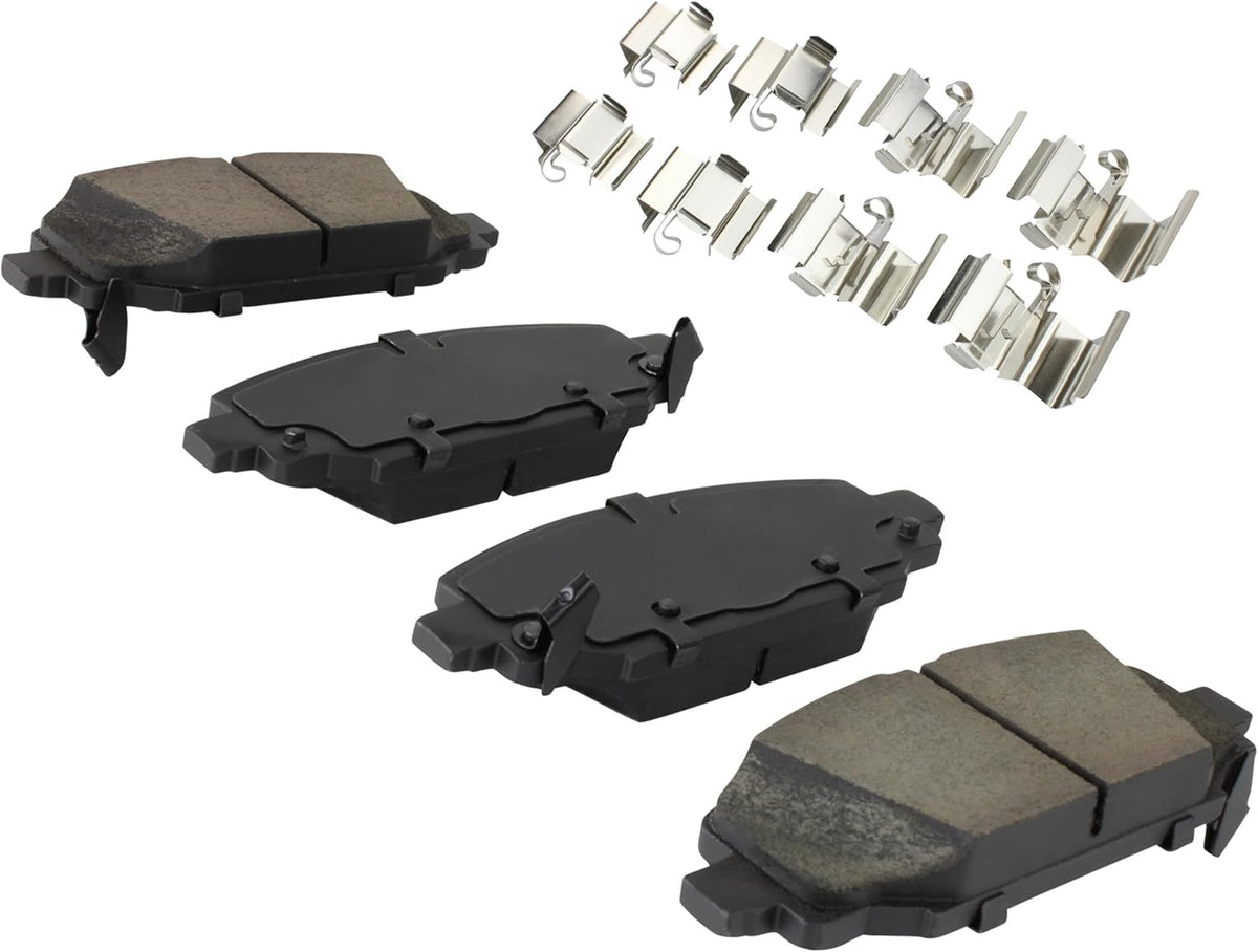 Premium Ceramic Rear Brake Pads (1001-2172C) Compatible with Jeep Wrangler 2018-2022