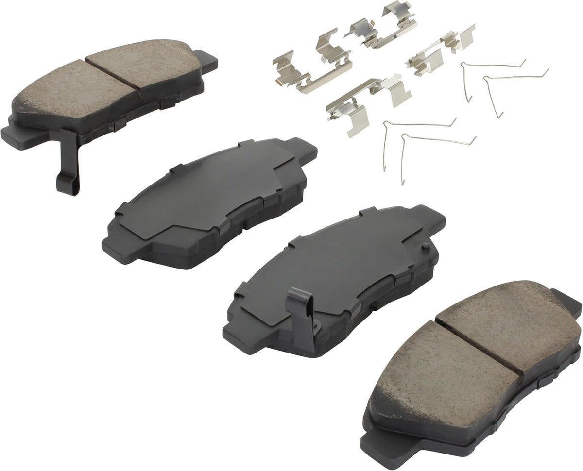 Premium Ceramic Front Brake Pads (1001-1394C) Compatible with Honda City 2011-2013, Honda CR-Z 2011-2015, Honda Fit 2009-2020