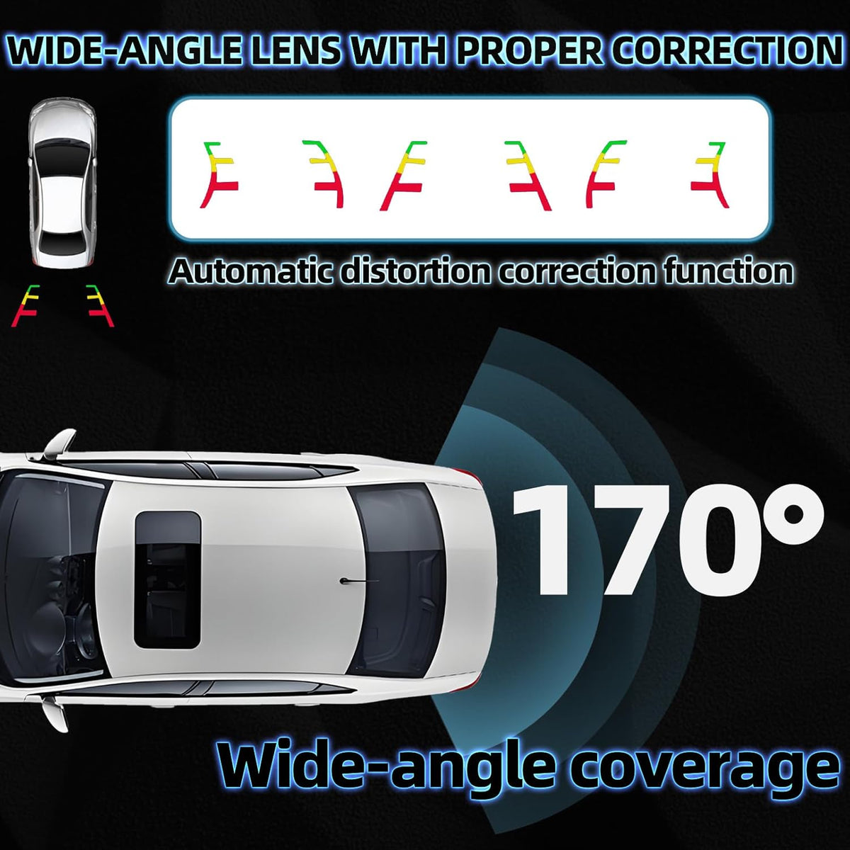 MITZONE Rear View Backup Camera Compatible with 2012 2013 2014 Ford F-150 Lincoln Mark LT BL3Z-19G490-B CL3Z-19G490-B CL3Z-19G490-C CL3Z-19G490-D AL3Z-19G490-A EL3Z-19G490-D