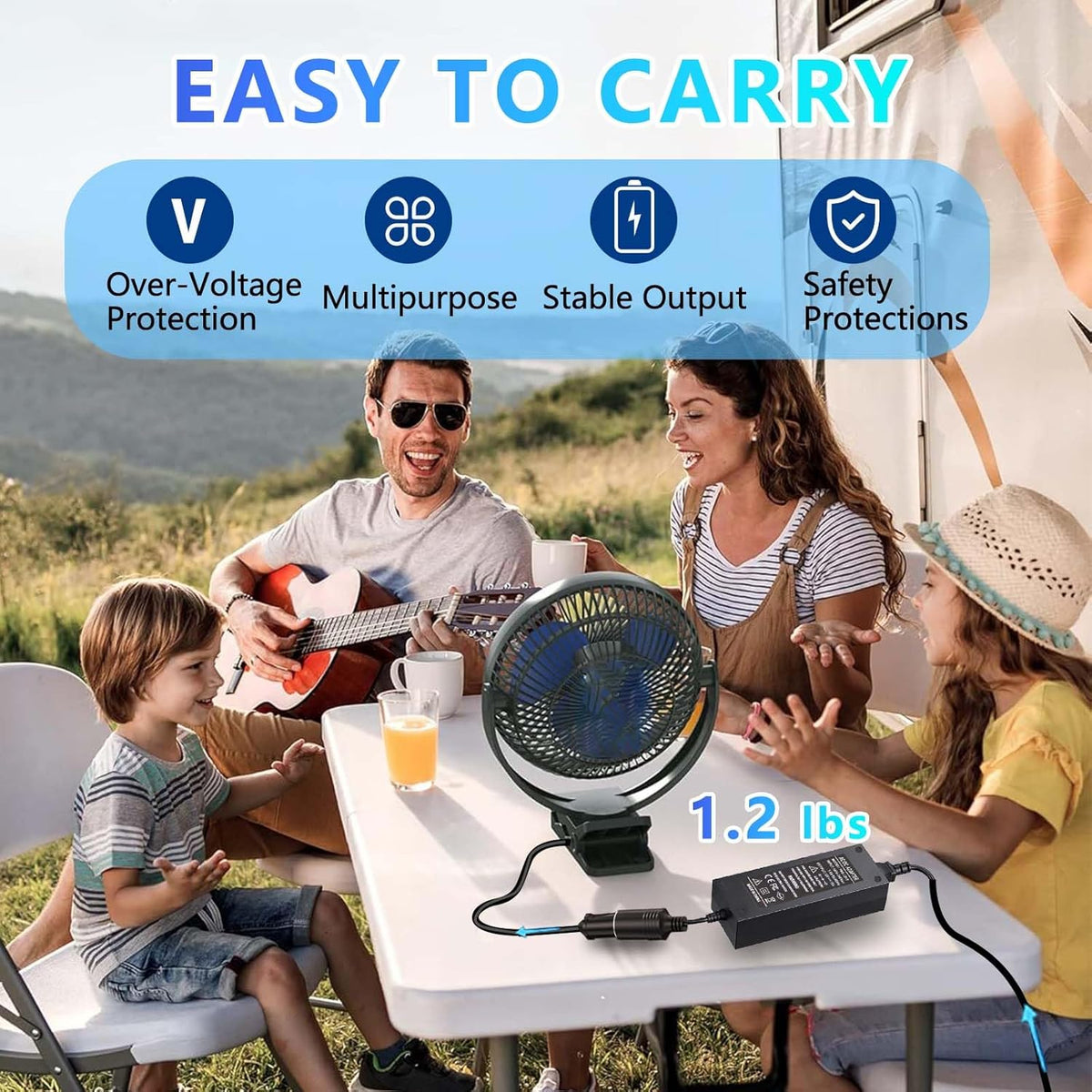 110V-240V to 12V 120W/10A Car Cigarette Lighter Socket AC/DC Power Supply Adapter for Car Inflator Refrigerator Vacuum Cleaner Stand-up Paddleboard (SUP) Pump