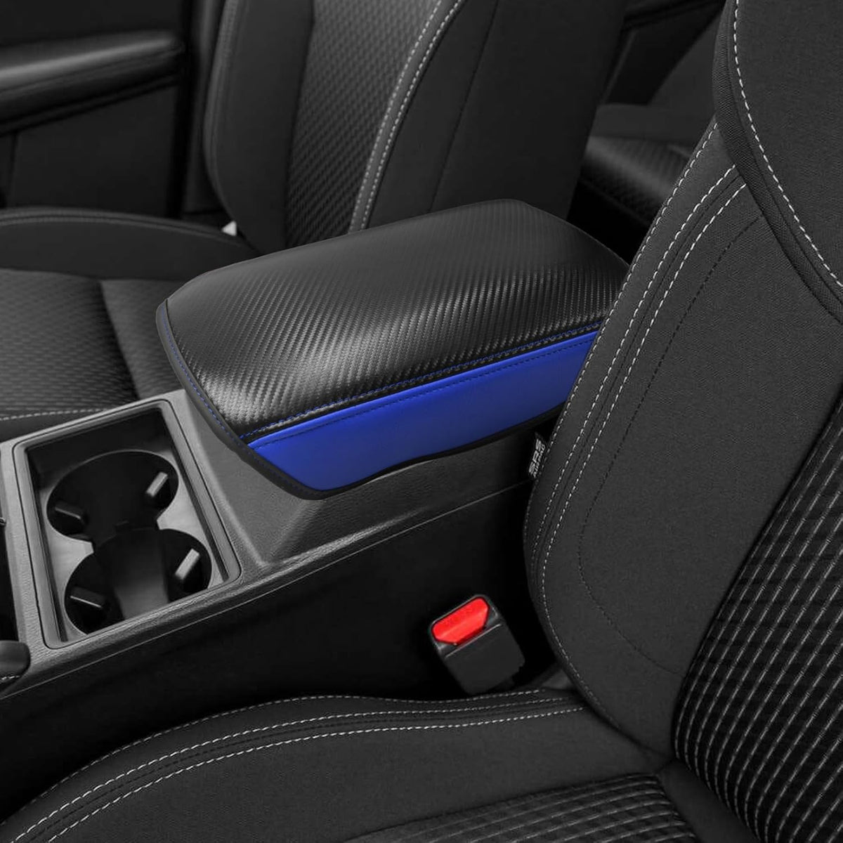 CDEFG for Mitsubishi Outlander 2022 2023 2024 2025 SE, Black Edition, SEL Car Armrest Cover, Center Console Protector Pad Arm Rest Box Cushion Mat Interior Accessories (Not for Outlander Sport)