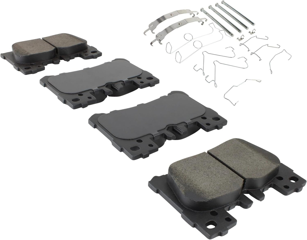 Premium Ceramic Rear Brake Pads (1001-2063C) Replacement for Lexus LC500 2023-2018, LC500h 2023-2018, LS500 2023-2018