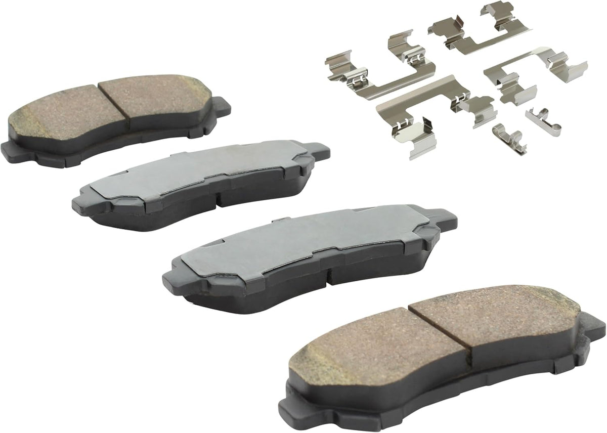 Premium Semi-Metallic Front Brake Pads (1001-1338M) Compatible with Nissan Rogue 2013-2008, X-Trail 2013-2008, X-Trail 2016 & More