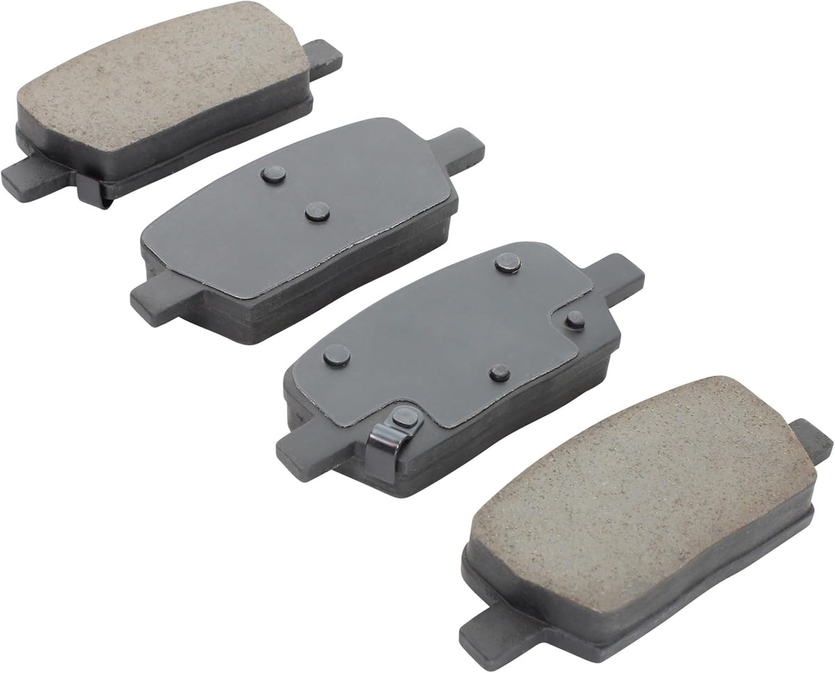 Premium Semi-Metallic Rear Brake Pads (1001-1914M) Compatible with 2016-2024 Buick/Cadillac/Chevrolet/GMC (Acadia/Blazer/Camaro/CT6/Enclave/Traverse/XT5/XT6)