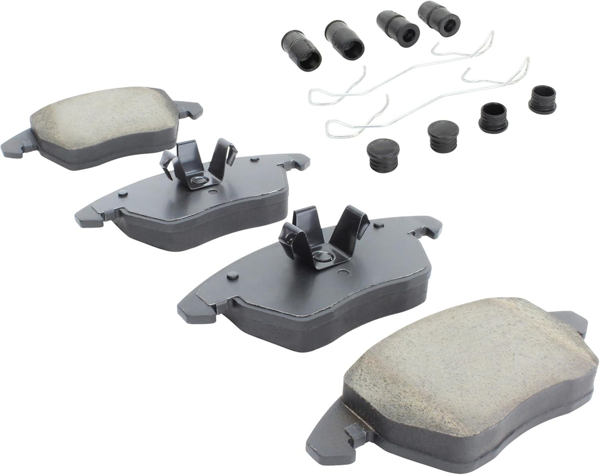 Premium Ceramic Front Brake Pads (1001-1107BC) Compatible with Audi A1 2015-2017, Volkswagen Beetle 2012-2019, Volkswagen Jetta 2011-2018