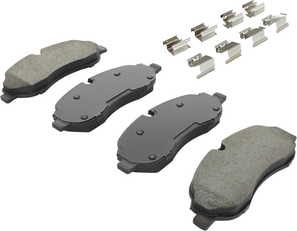 Premium Semi-Metallic Front Brake Pads (1001-1774M) Compatible with Ford Transit-150 2015-2020, Ford Transit-250 2015-2020, Ford Transit-350 2015-2020, Ford Transit-350 HD 2015-2024
