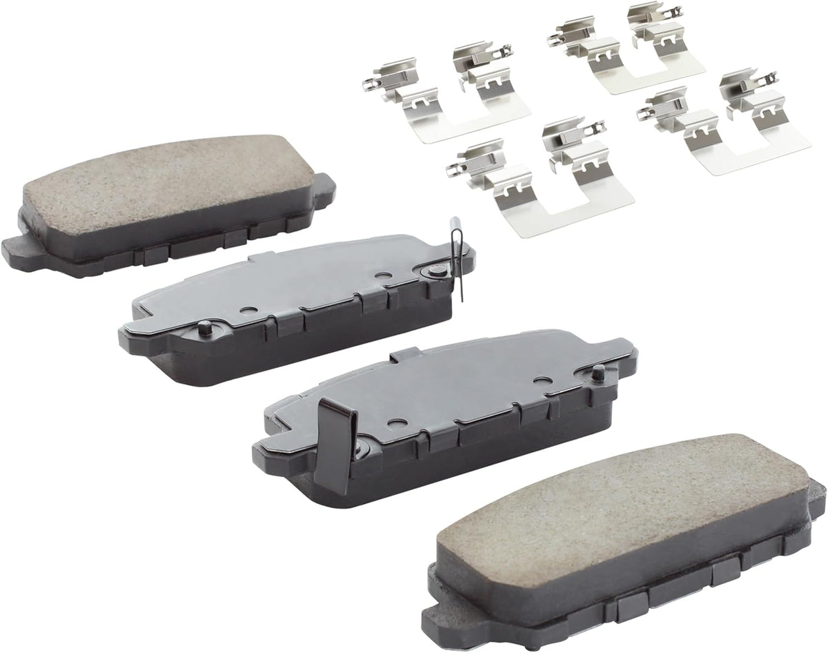 Premium Ceramic Rear Brake Pads (1001-1841C) Compatible with Honda CR-Z 2016-2016, Honda HR-V 2016-2022
