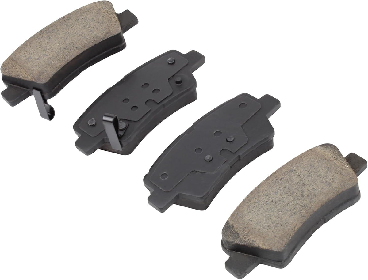 Premium Ceramic Rear Brake Pads (1001-1848C) Compatible with Hyundai Tucson 2016-2021, Kia Sportage 2017-2022