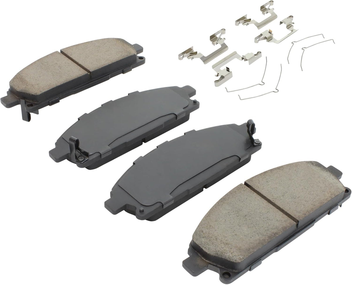 Premium Ceramic Front Brake Pads (1001-0691AC) Compatible with INFINITI Q45 1997-2001, INFINITI QX4 1997-2003, Nissan Pathfinder 2002-2004