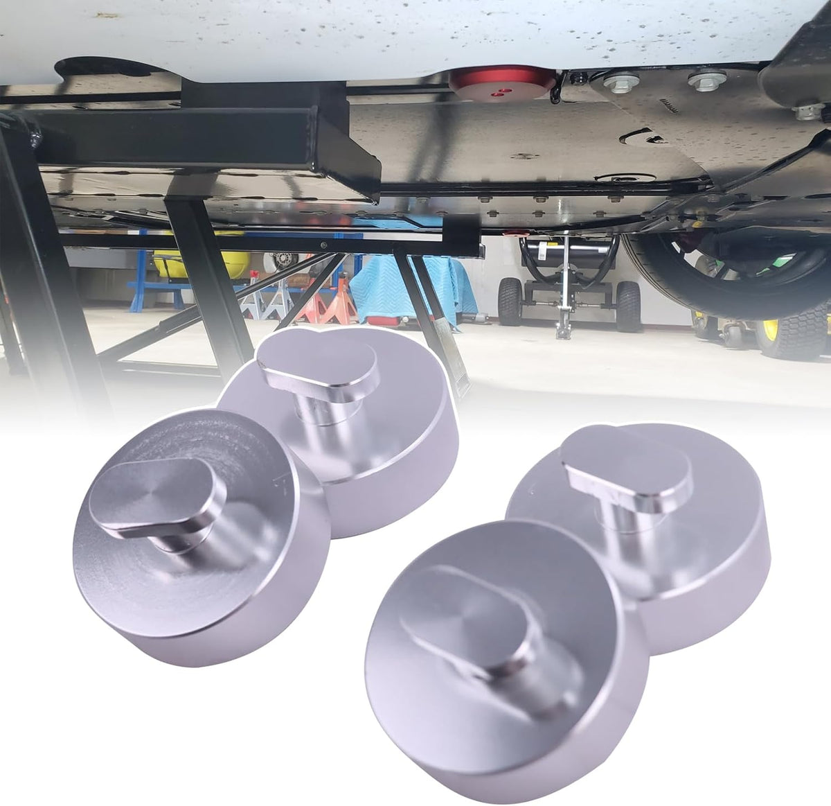 C8 Jacking Lift Pad Puck Billet Aluminum 4 Packs Fit for 2020-2025 Corvette C8