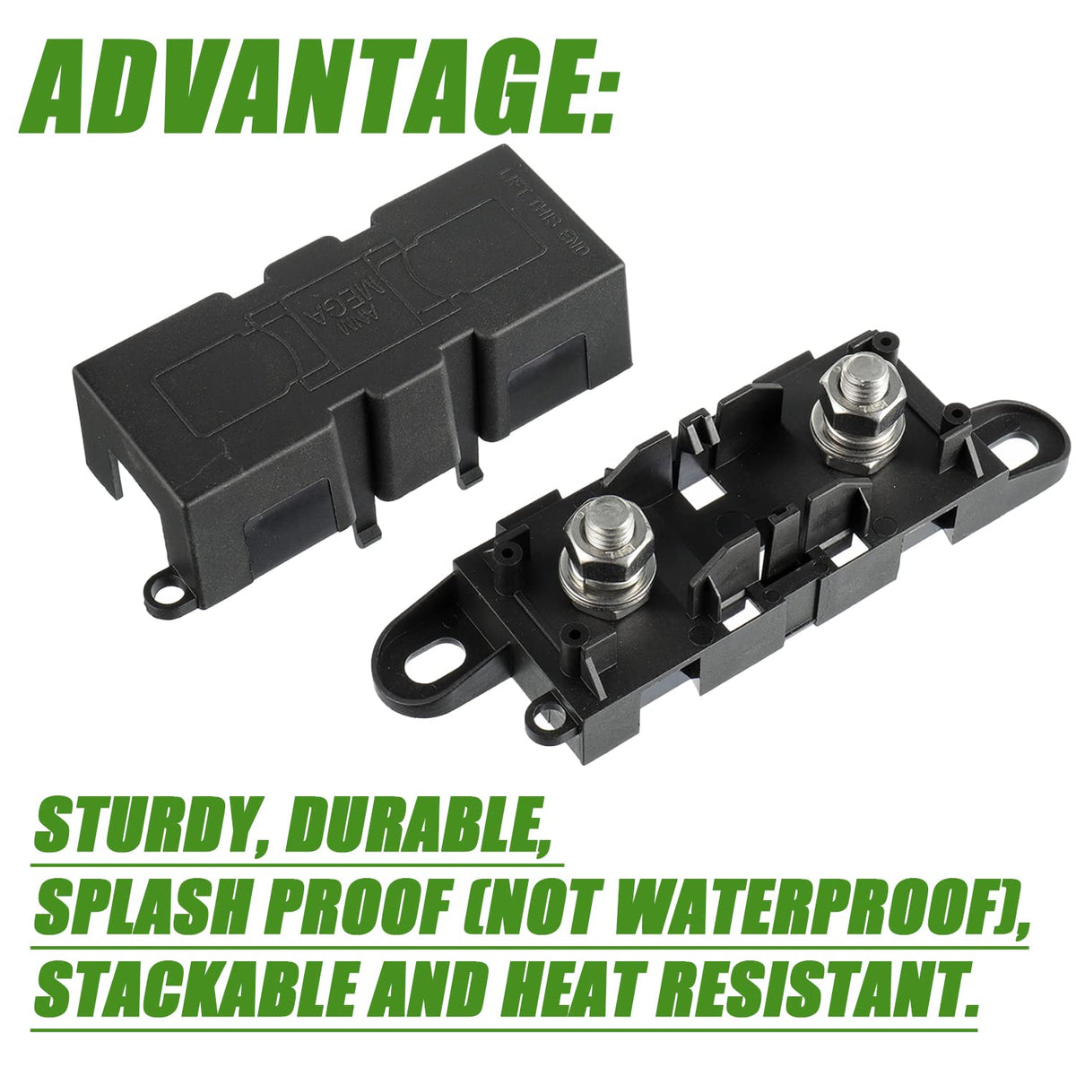 MEGA AMG Fuse Holder for ANM Bolt-On Fuse (2pcs)