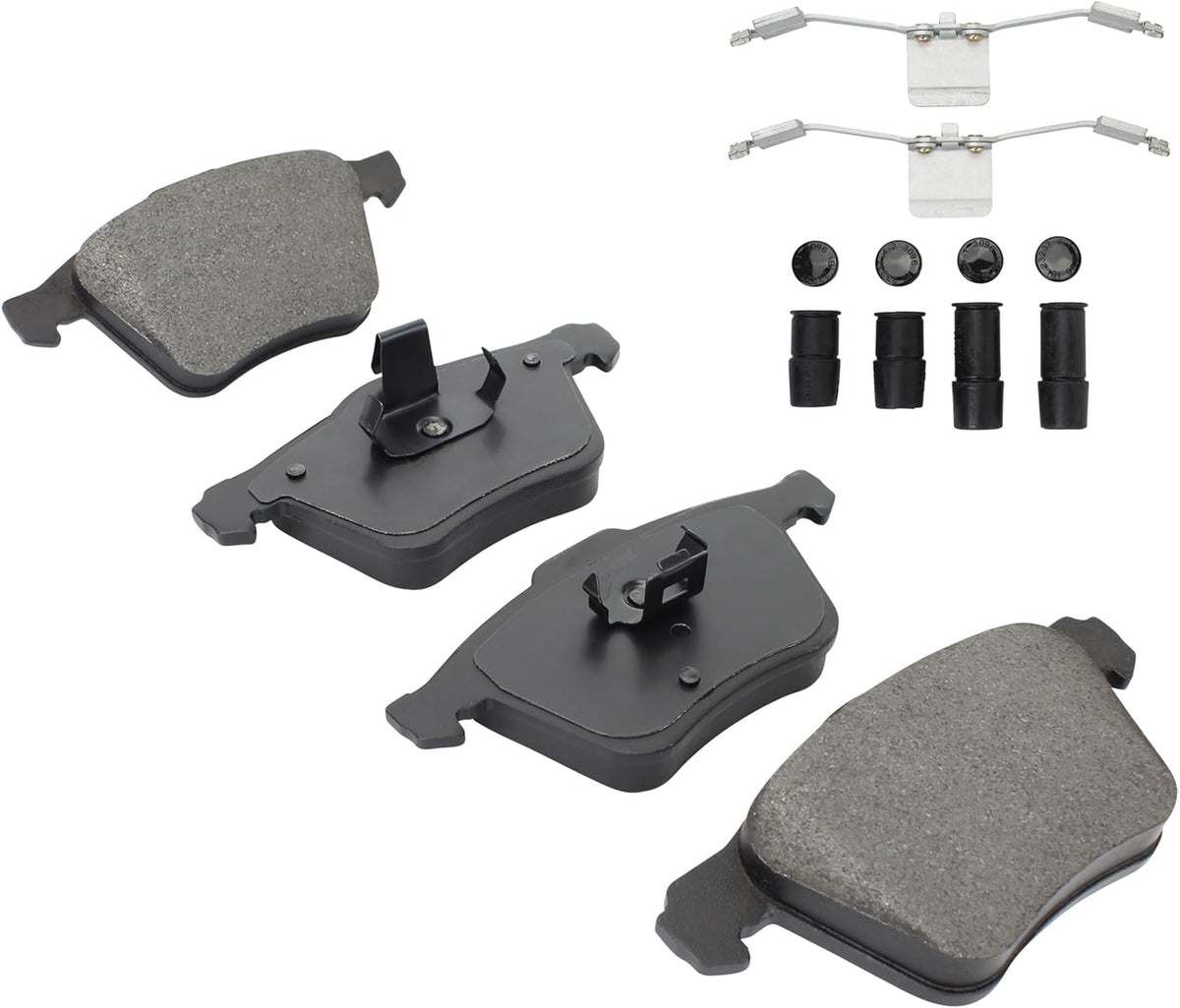 Premium Semi-Metallic Front Brake Pads (1001-1003M) Compatible with Volvo XC90 2003-2014
