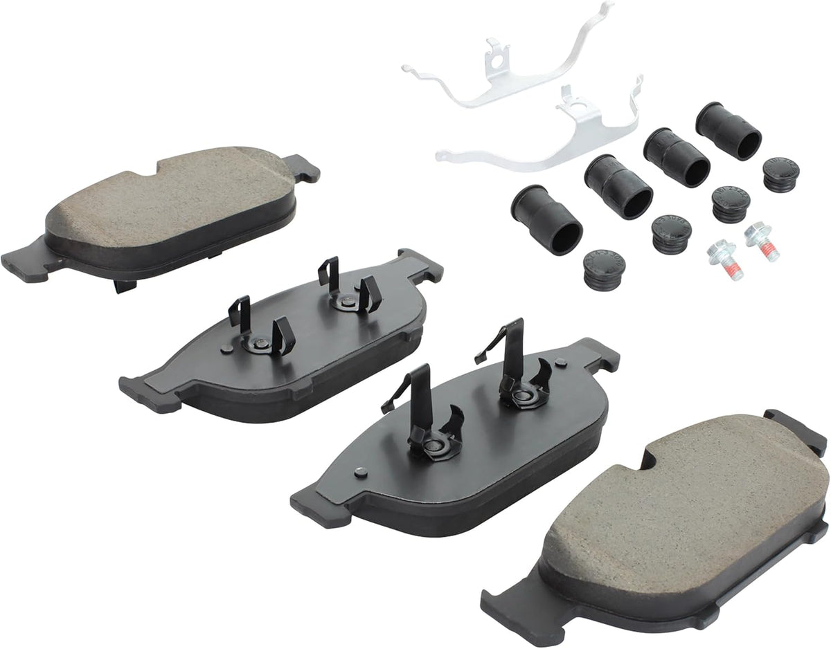 Premium Ceramic Front Brake Pads (1001-1549C) Compatible with Audi A6 2017-2018, Audi A6 Quattro 2012-2019, Audi A7 Quattro 2012-2018, Audi A8 Quattro 2011-2016