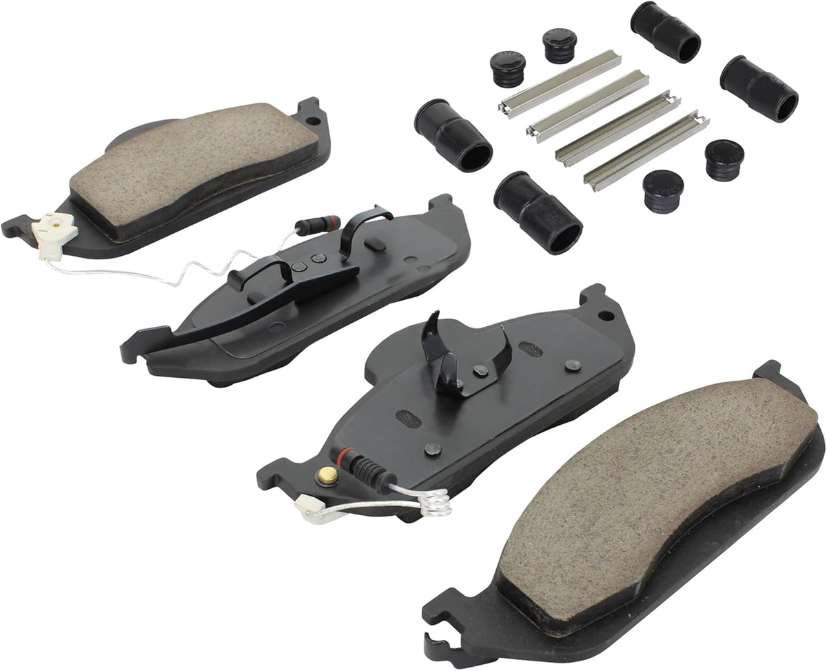 Premium Ceramic Front Brake Pads (1001-0760C) Replacement for Mercedes-Benz ML320 2003-1998, ML350 2005-2003, ML430 1999