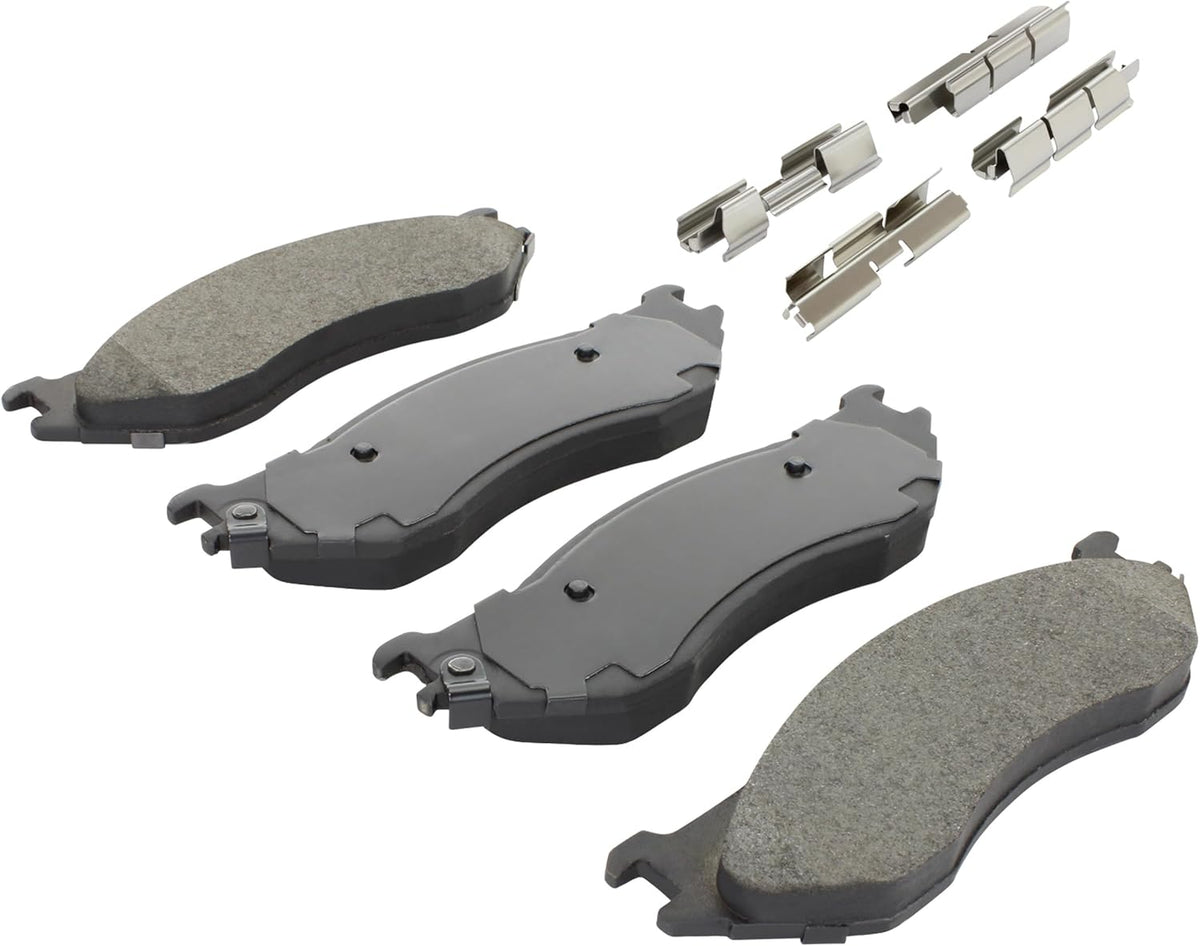 Premium Semi-Metallic Front Brake Pads (1001-0897M) Compatible with Dodge Durango 2004-2006, Dodge Ram 1500 2002-2005, Dodge Ram 4000 2005-2008