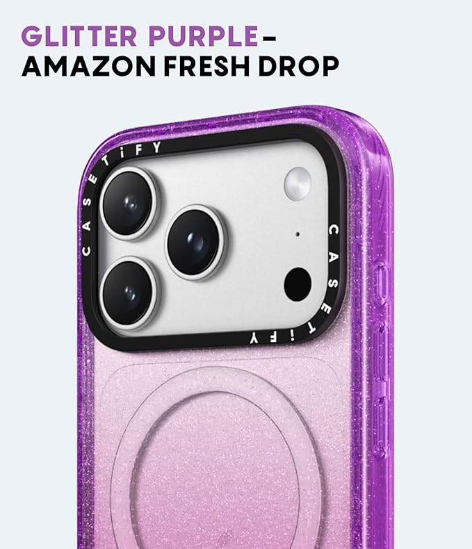 CASETiFY Impact iPhone 17 Pro Max Case [Slim/Compatible with Magsafe / 8.2 ft. 4X Military Grade Drop Protection] - Tortoiseshell - Clear Black