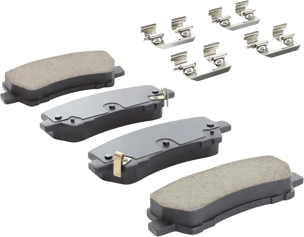 Premium Ceramic Rear Brake Pads (1001-1793C) Compatible with Ford Mustang 2015-2020