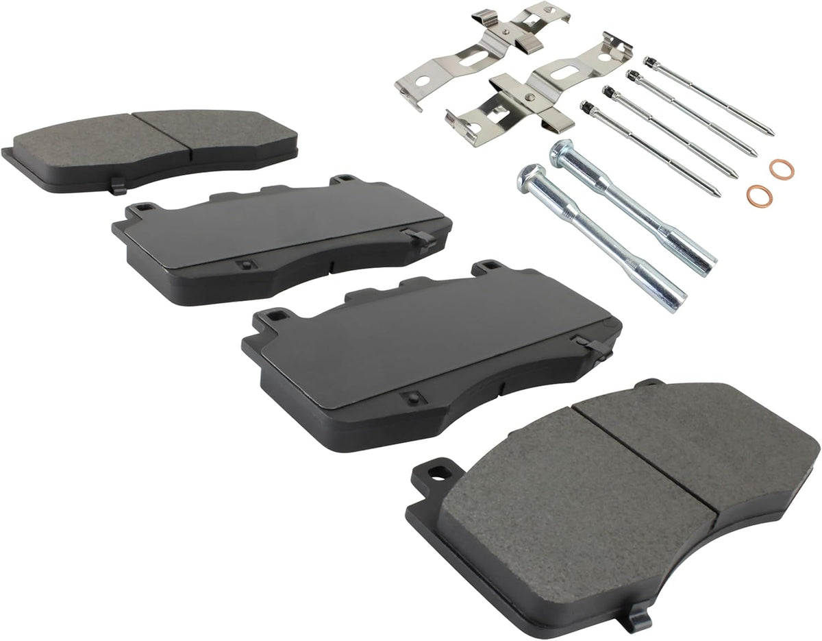 Premium Semi-Metallic Front Brake Pads (1001-2152M) Compatible with Dodge Durango 2021-2022, Jeep Grand Cherokee 2018-2021