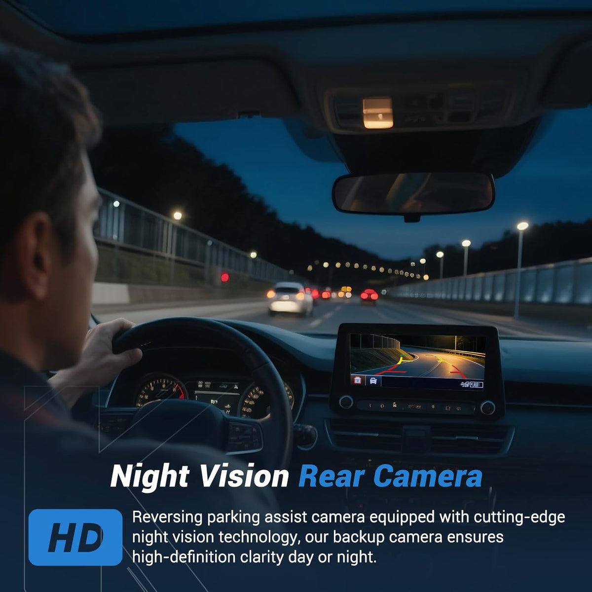 Rear View Backup Camera Parking Assist Camera Compatible with Dodge Dart 2013 2014 2015 2016, Replaces 56038990AA 56038990AB 56038990AC 1WY78GW7AA