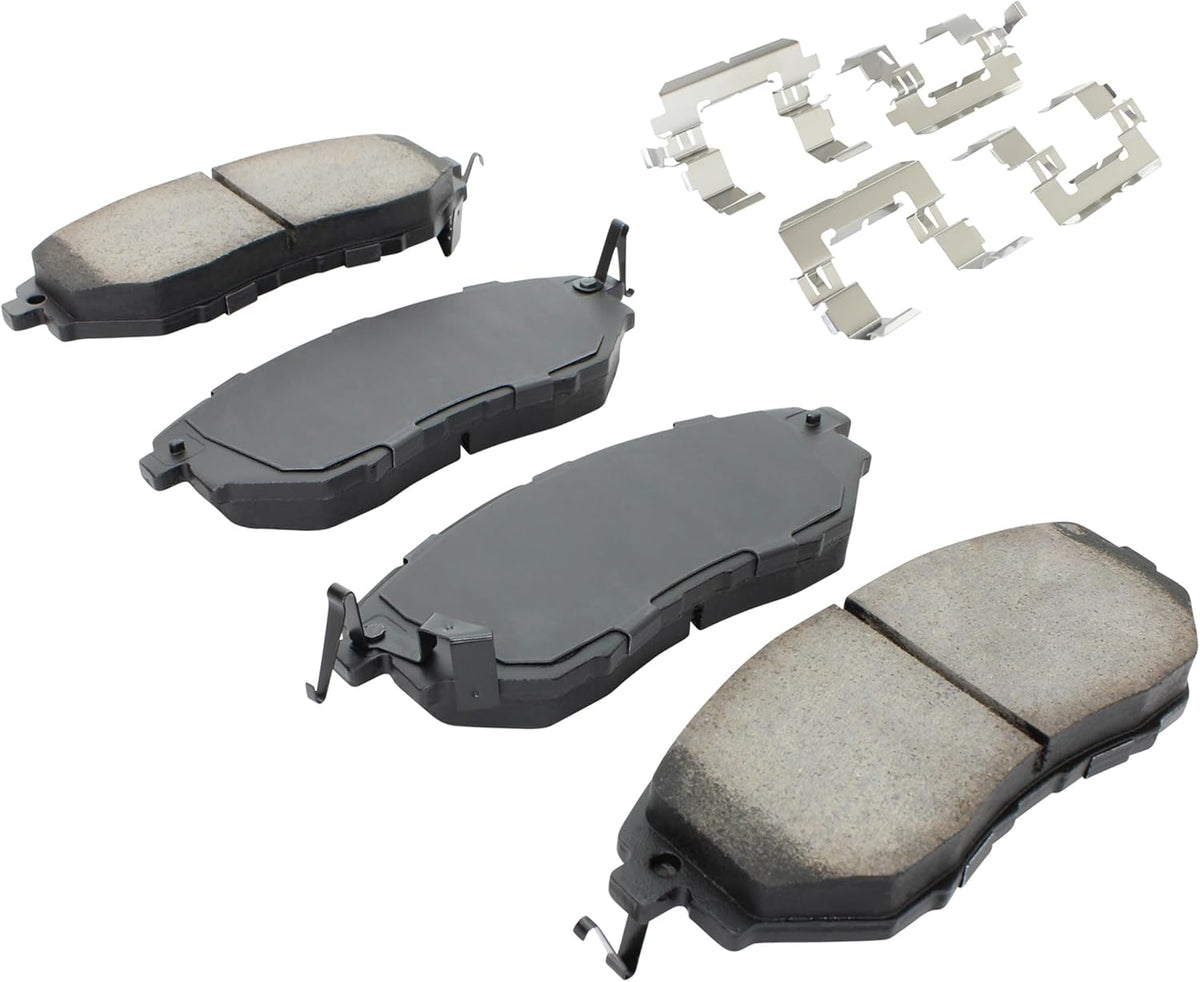 Premium Ceramic Front Brake Pads (1001-1078C) Compatible with Subaru B9 Tribeca 2007-2006, Forester 2018-2014, Legacy 2019-2005, Outback 2019-2010, Tribeca 2014-2008, WRX 2020-2015