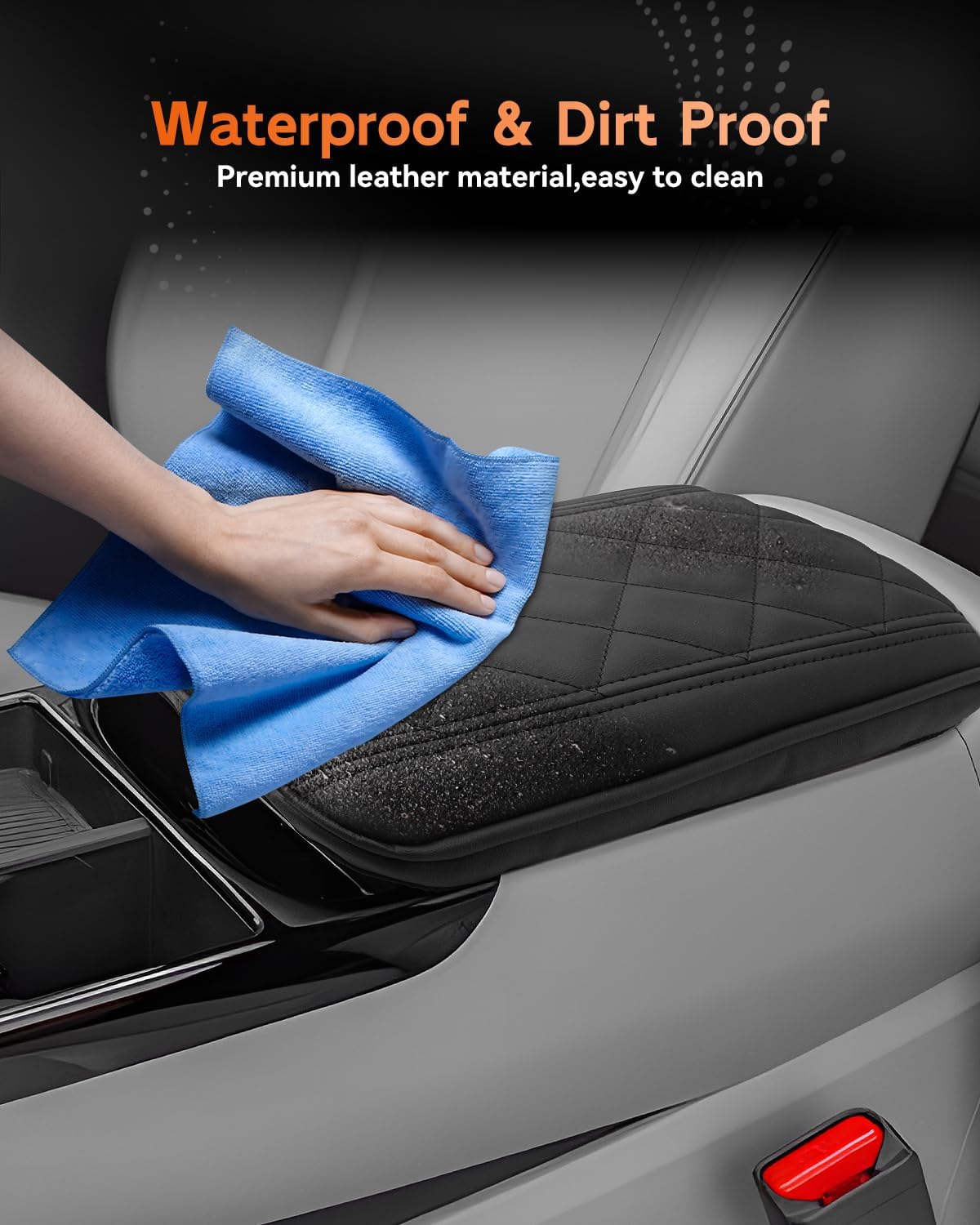 CDEFG for 2025 Hyundai Tucson Center Console Cover Armrest Cover for Tucson (SE, SEL, SEL Convenience, XRT, Limited) 2025+ Accessories Arm Rest Protector Only Fit Electronic