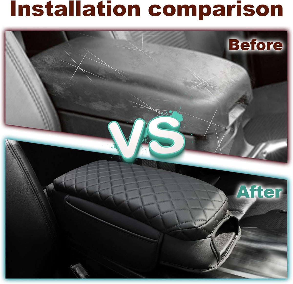 Center Console Armrest Cover for 2011-2020 Dodge Journey Cushion Pad Armrest Box Cover Protector Dodge Journey Interior Accessories (Journey11-20 pad)