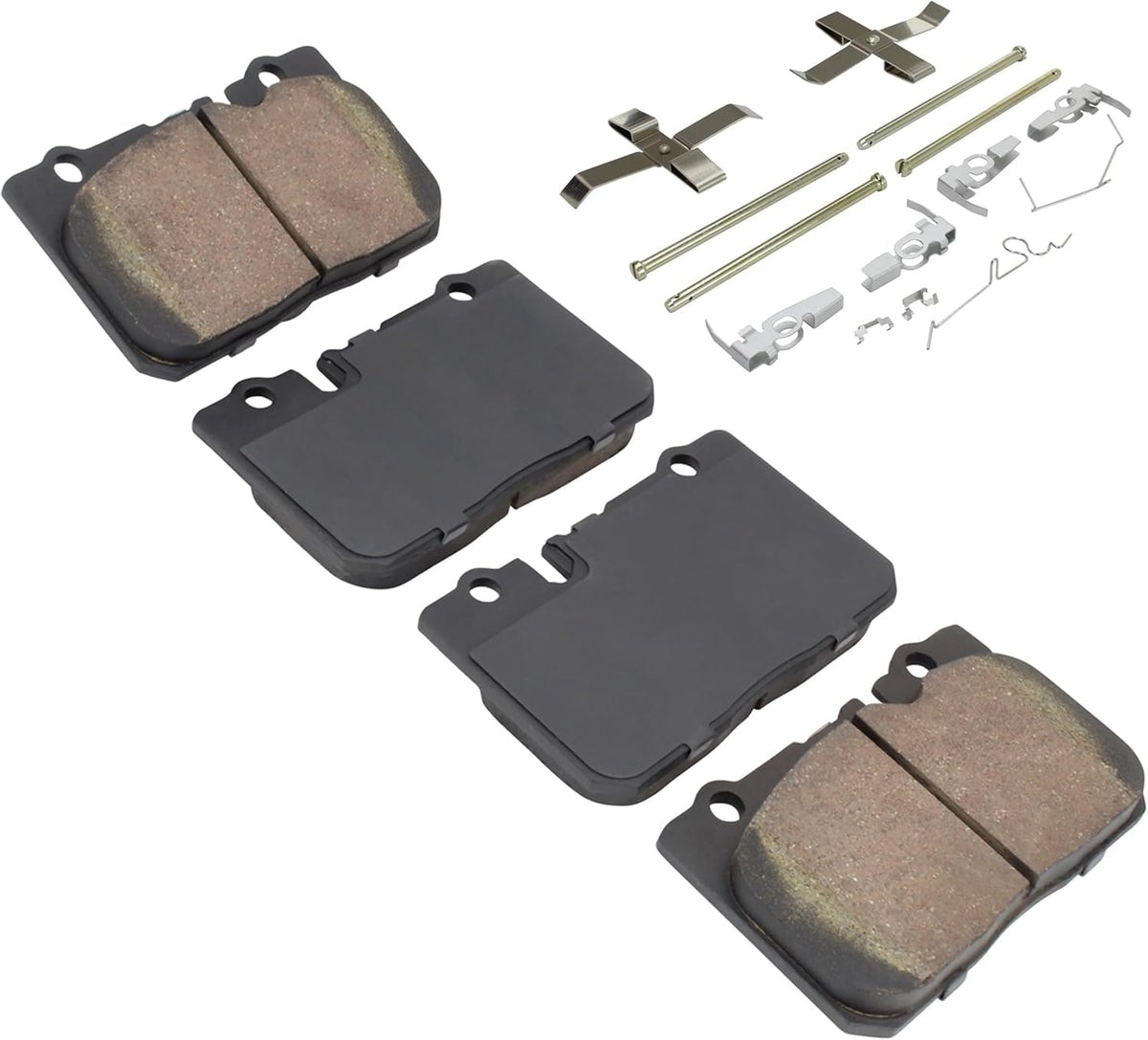 Premium Ceramic Front Brake Pads (1001-0665C) Compatible with Lexus LS400 1995-2000