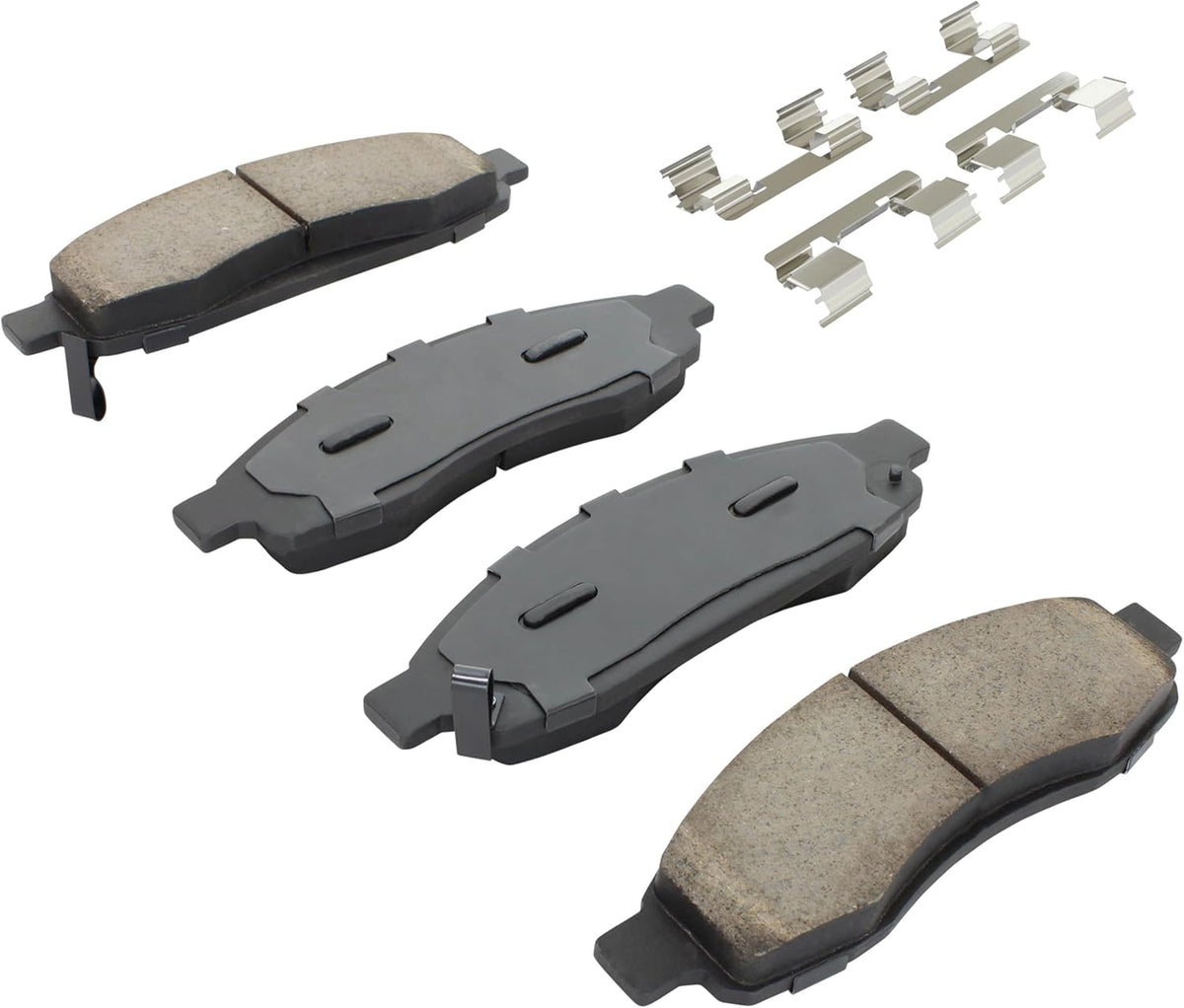 Premium Ceramic Front Brake Pads (1001-1183C) Compatible with INFINITI QX56 2004-2006, Nissan Armada 2005-2006, Nissan TITAN 2005-2007