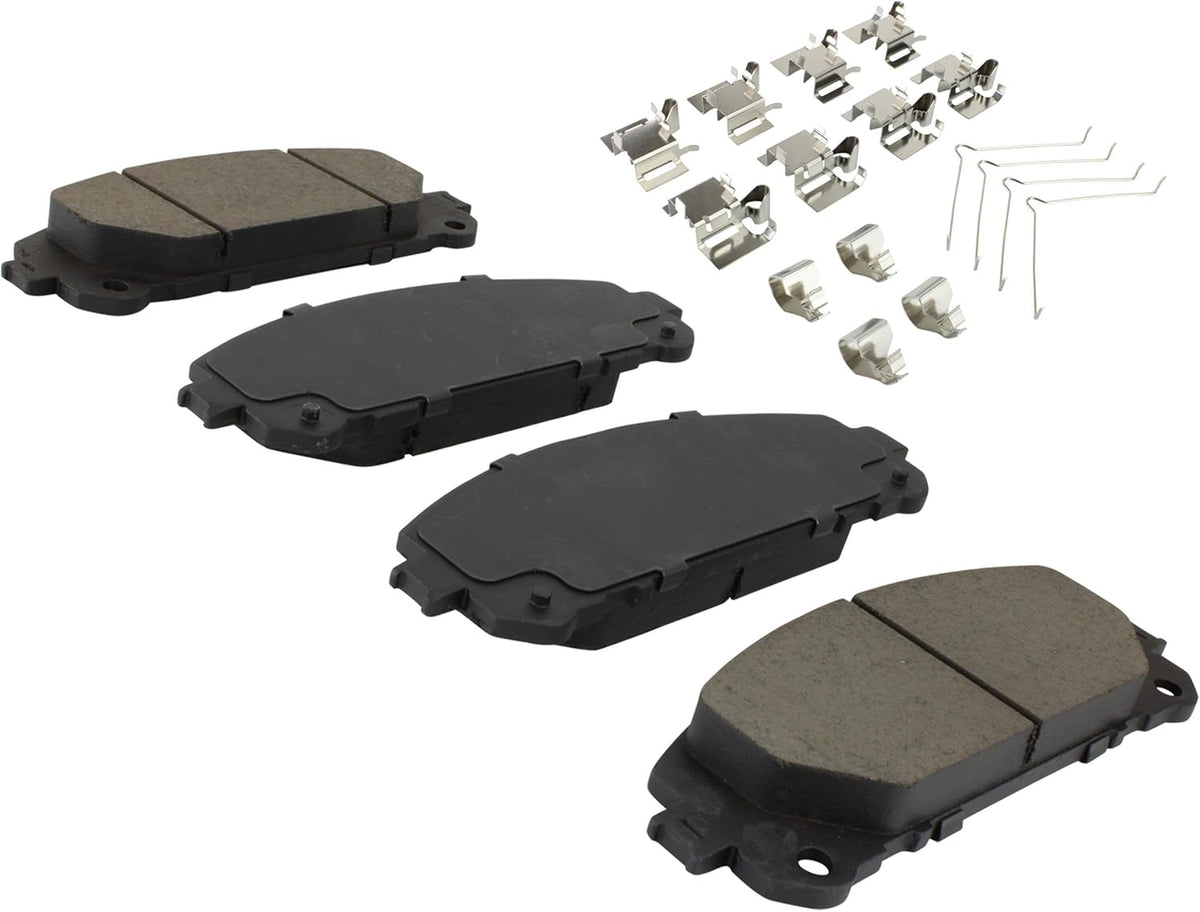 Premium Ceramic Front Brake Pads (1001-2304C) Compatible with Lexus RX350 2024-2024, Lexus RX350h 2024-2024, Toyota Grand Highlander 2024-2024, Toyota Highlander 2020-2024
