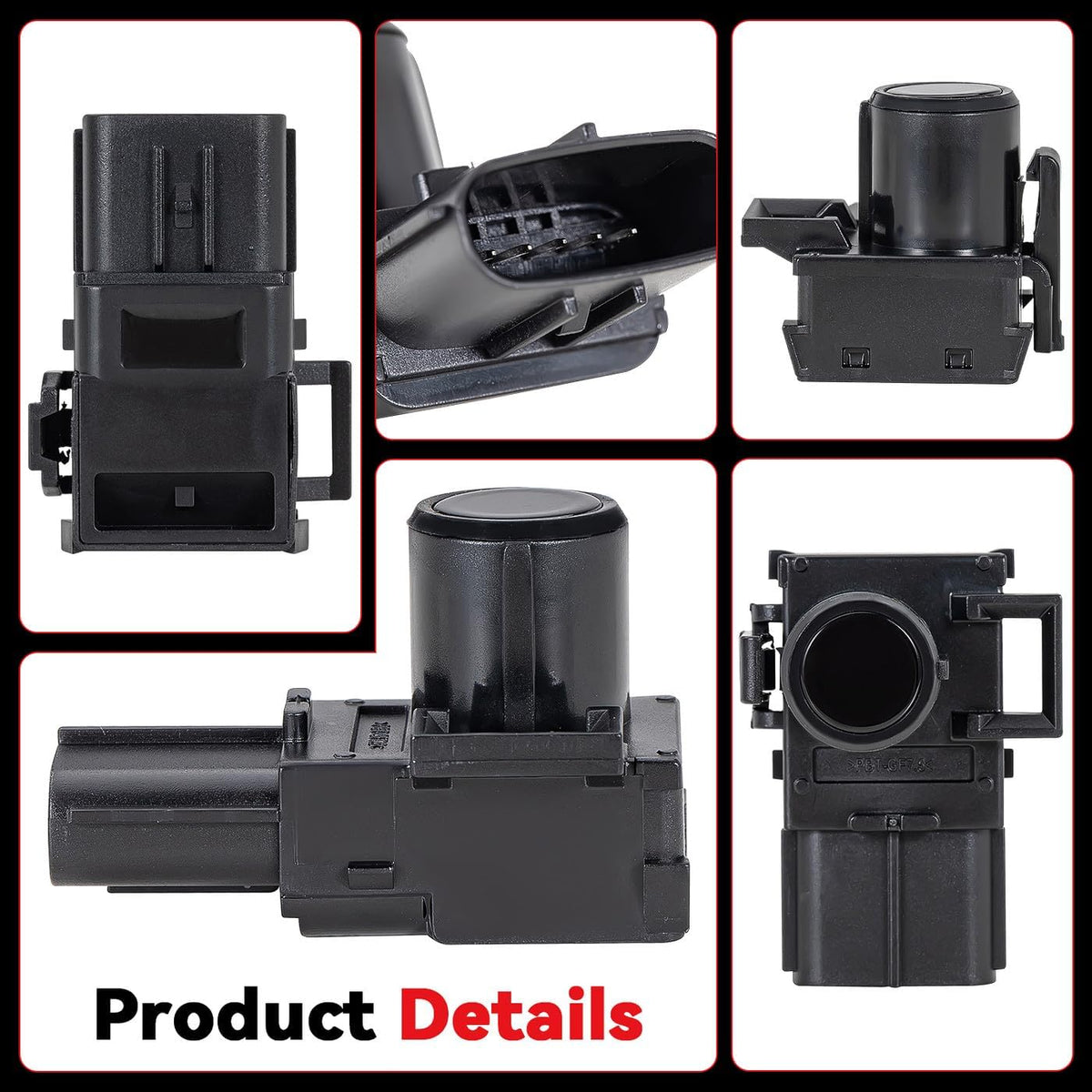 4pcs PDC Bumper Parking Aid Assist Sensor Backup Reverse Radar Replacement Kit - Compatible with 2011-2017 Toyota Sienna Lexus 2010-2013 GX460 2010-2012 RX350 RX450h - 89341-48010 89341-60030