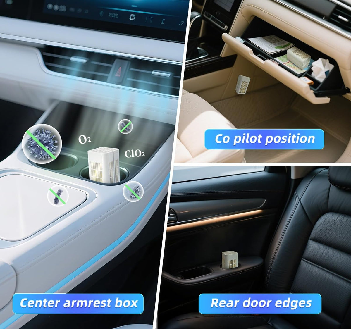 Unscented Household Odor Eliminator for Strong Odor, Deodorizer for Small Spaces Such as Cars, Shoe Cabinets, Closets, Fridge - Deodorizer More Effective than Activated Charcoals Air Purifying Bag