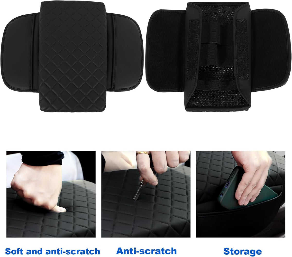 Center Console Armrest Cover for Hyundai Tucson 2022 2023 2024 2025 Armrest Box Pad Cover Protector Tucson Interior Accessories (Tucson22-24 pad)