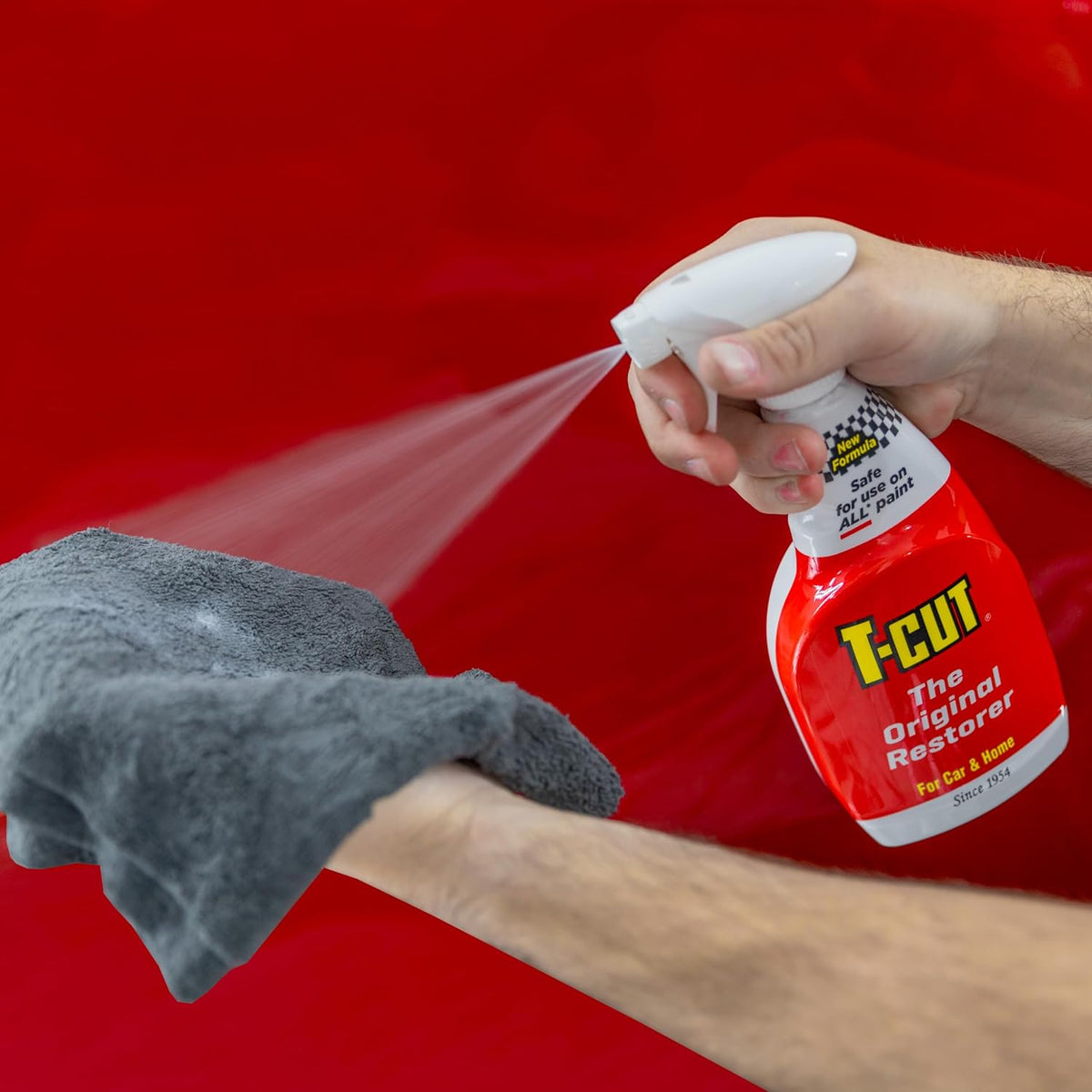 T-Cut Colour Restorer, 17 Fl Oz - Paintwork Restore, Spray Paint, Restores Original Colour and Lustre to Paintwork Removes Oxidation Scratch, TCC500