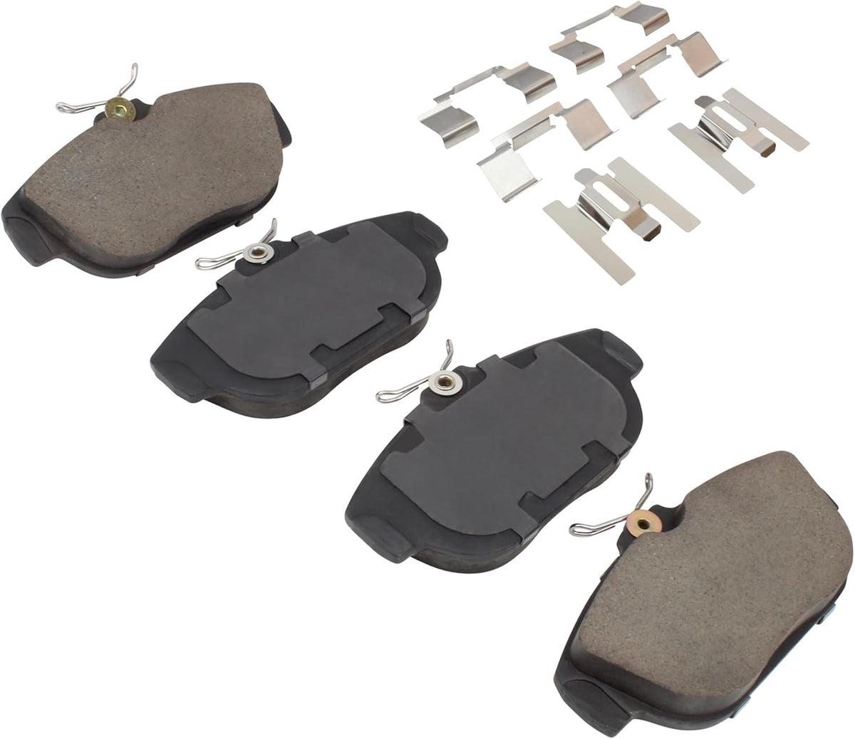 Premium Ceramic Front Brake Pads (1001-0542C) Replacement for Volvo 780 1991, 940 1995-1991, 960 1997-1992, S90 1998-1997, V90 1998-1997