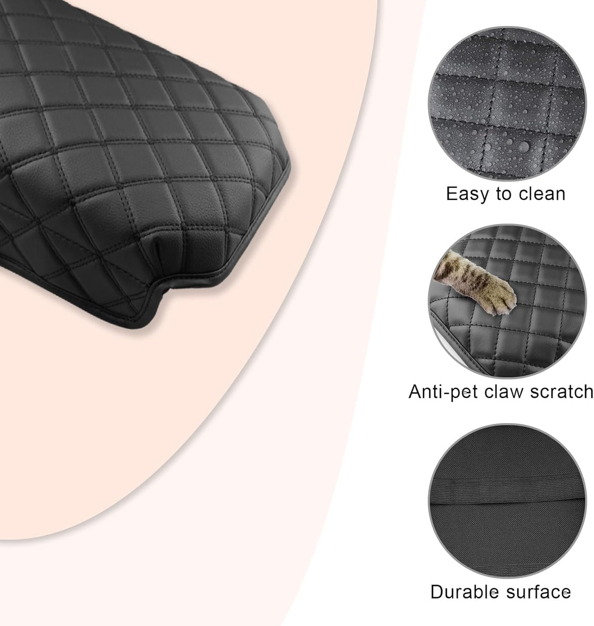 CDEFG for Kia Carnival 2022-2026 Center Console Cover Armrest Box Cover for 2022 2023 2024 2025 2026 Carnival (LX, LXS, EX, SX, SX Prestige) Accessories Console Arm Rest Protector