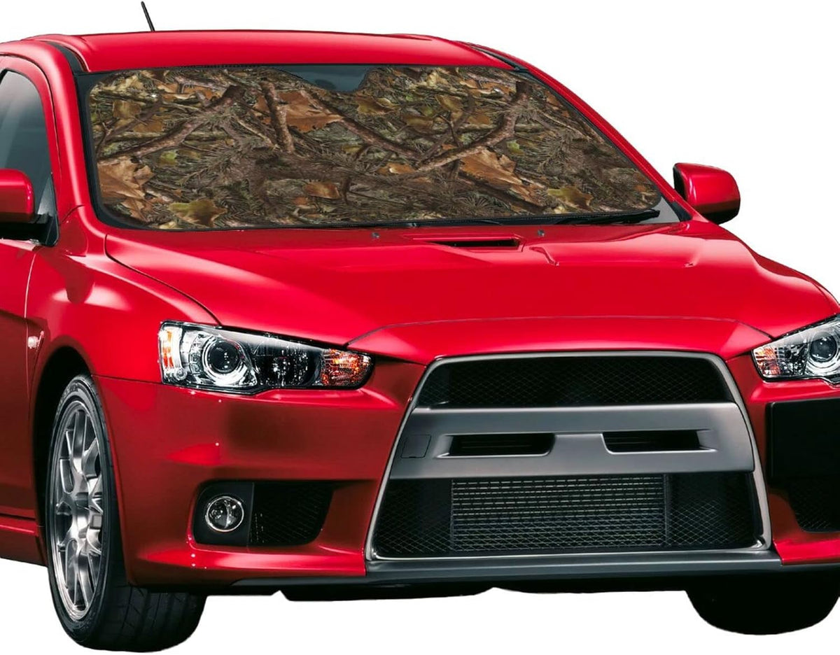 Camouflage Hunting Car Windshield Sunshade Front Window Sun Visor Protector Foldable Shield Cover for Truck SUV