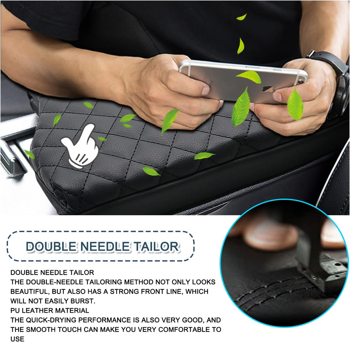 2025 Palisade Armrest Cover,for 2020-2025 Hyundai Palisade Accessories Softy Comfy Center Console Cover Compatible with 2020 2021 2022 2023 2024 2025 Hyundai Palisade SE/SEL/XRT/Limited/Calligraphy
