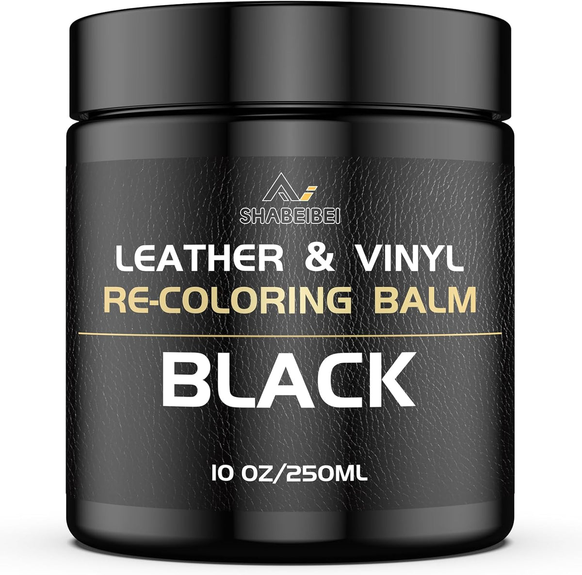 Leather Recoloring Balm,10oz Leather Color Restorer Leather Repair Kit for Furniture Car Leather Scratch Remover, Black Leather Color Restorer for Couches,Leather Dye Paint for Faded