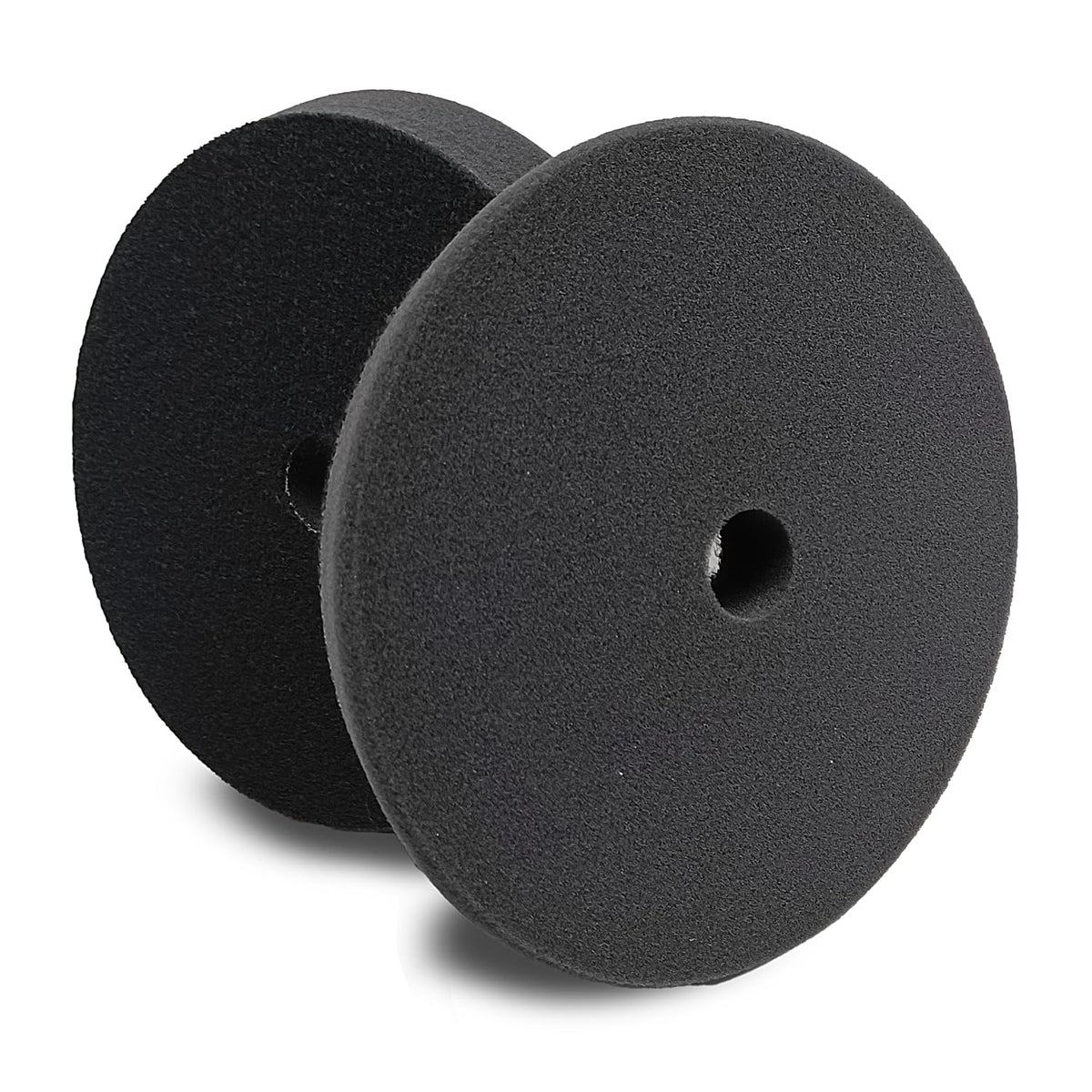 VPD SDO Black Foam Finishing Pad - Premium Compounding & Polishing Pad for Final Refinement & Very Light Swirls, Extra Fine Polish Use, Car Buffer Pad w/Tapered Edge, Made in USA, 5.5"