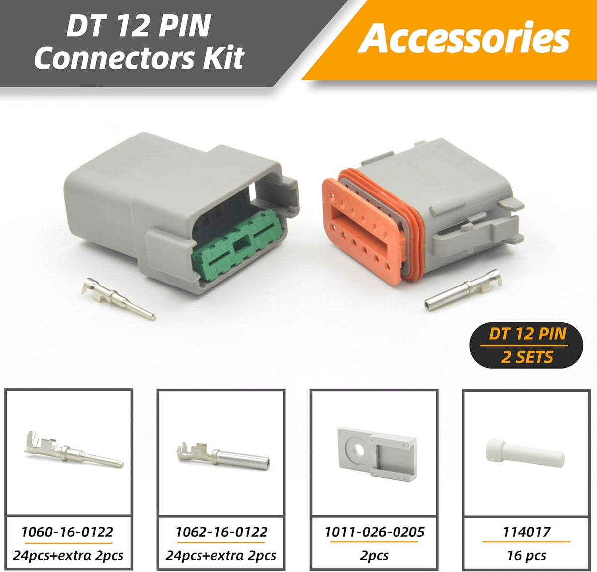 DT Kit for Car Motorcycle Boat (12PIN 2SET)