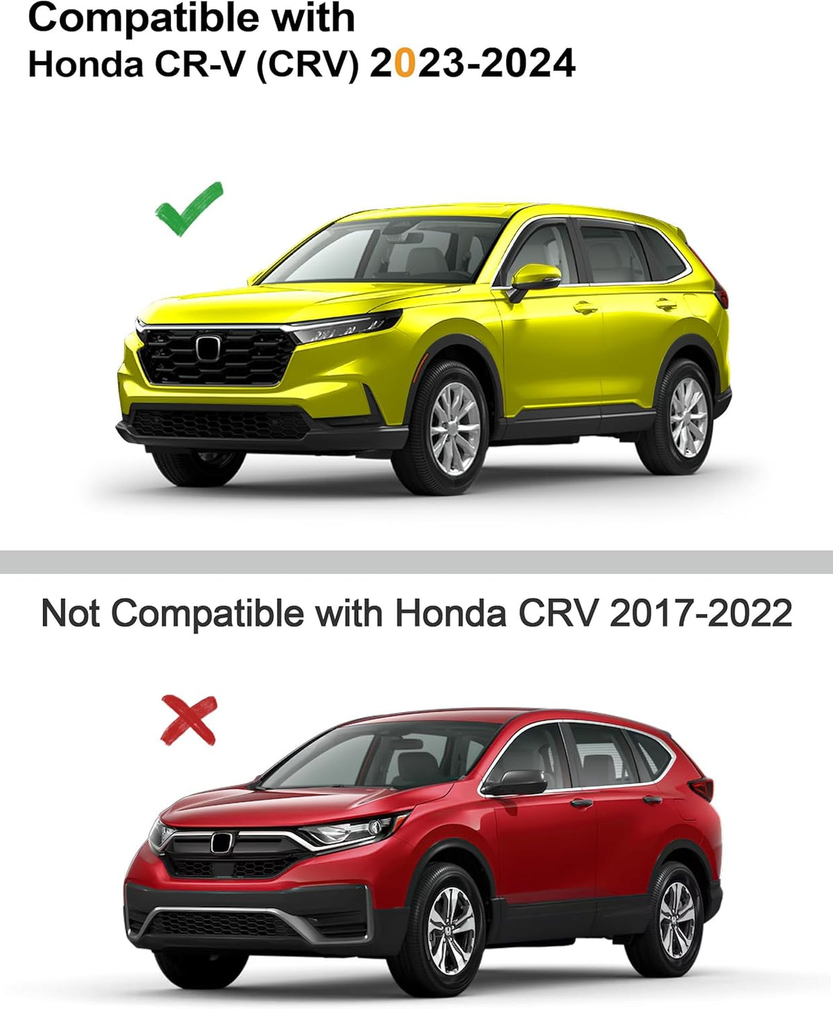 in-Channel Window Rain Guards Fit for 2023 2024 2025 Honda CR-V CRV C-RV Extra Durable Window Deflectors Vent Visors Shades Exterior Car Accessories- 4 pcs