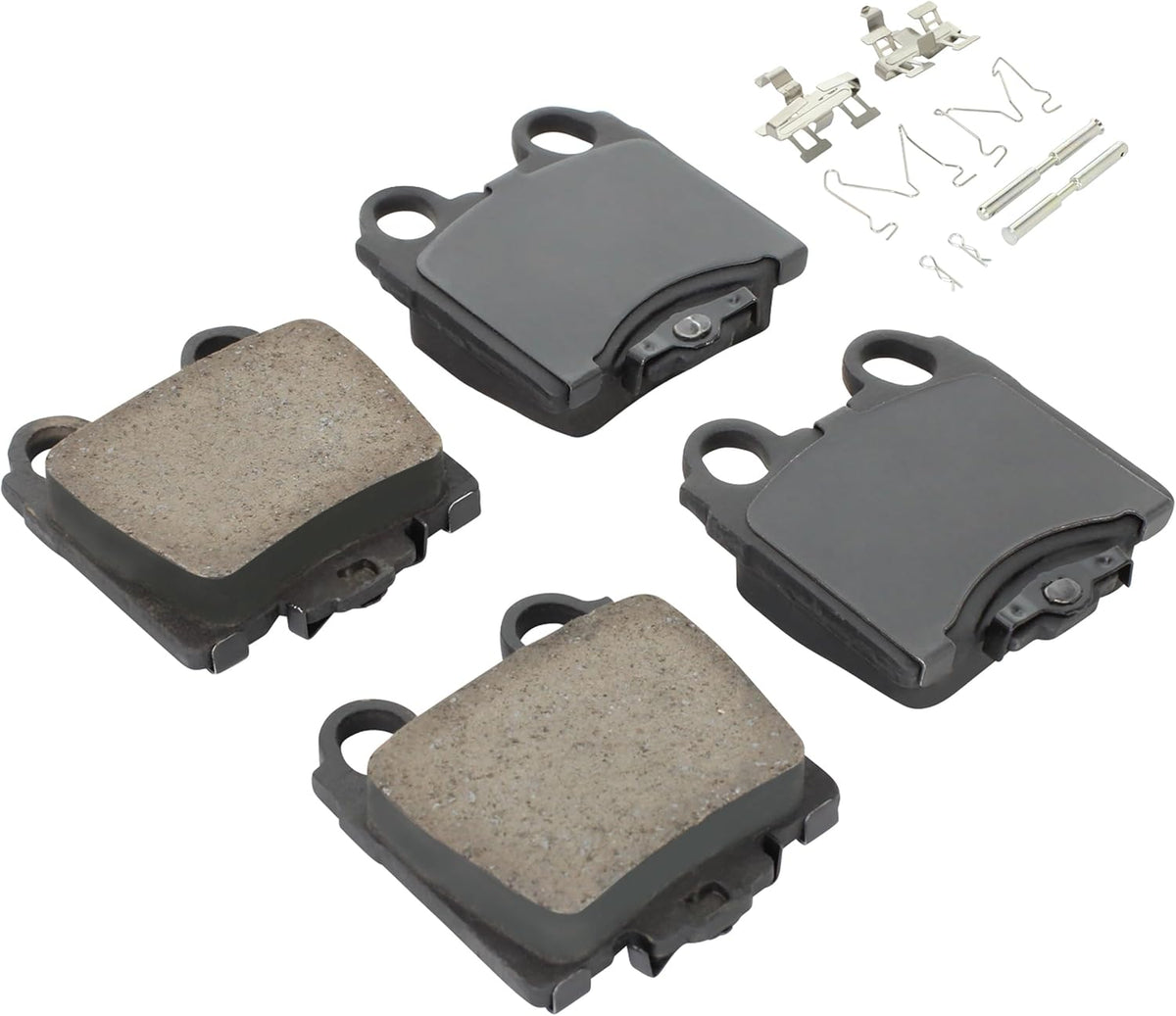 Premium Semi-Metallic Rear Brake Pads (1001-0771M) Replacement for Lexus GS300 2005-1998, GS400 2000-1998, GS430 2005-2001, IS300 2005-2001, SC430 2010-2002