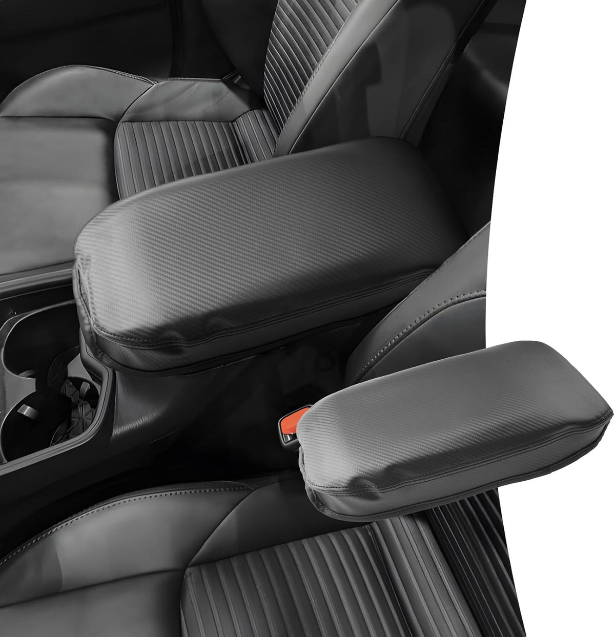 CDEFG for Toyota RAV4 2019-2025 Center Console Cover Armrest Box Cover for RAV4 (LE, XLE, XLE Premium, Limited) 2020 2021 2022 2023 2024 2025 Accessories Arm Rest Protector